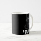 Not Before Coffee-tee Design – Funny Morning Cat A Kaffeetasse (VorderseiteRechts)