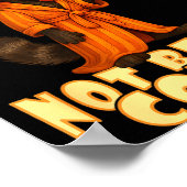 Not Before Coffee-tee – Funny Morning Raccoon And  Poster (Ecke)