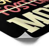 Not Biological Adoptive Foster Just Mom Mother's D Poster (Ecke)