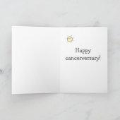 Not Dead Yet! Happy Cancerversary! Karte (Innenseite)