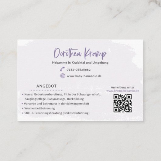 Not Editable Zazzle Template | Custom Order Visitenkarte (Rückseite)
