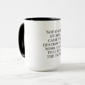 Not Every Storm | Inspiring Quote Tasse (Vorderseite Links)