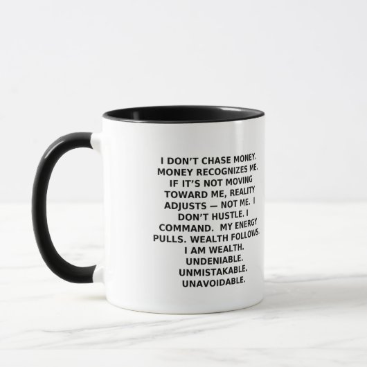NOT EVERYONE QUALIFIES | Power Identity Mug Tasse (Links)