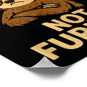 Not Fast Not Furious, Funny Sltoh Poster (Ecke)