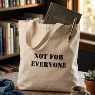 Not For Everyone Tragetasche   Minimal