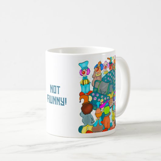Not Funny Classic Mug Kaffeetasse (VorderseiteRechts)