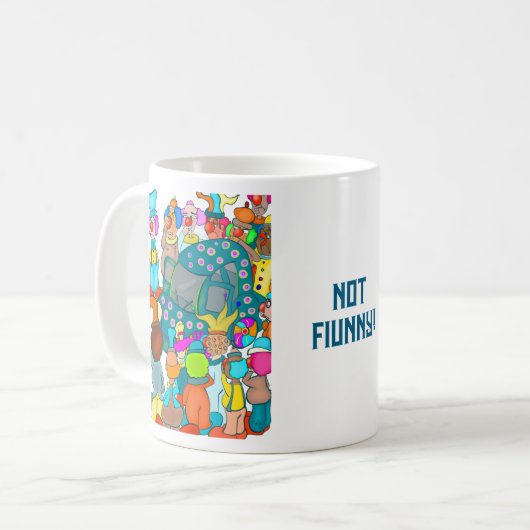 Not Funny Classic Mug Kaffeetasse (Vorderseite Links)