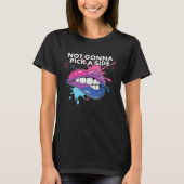Not Gonna Pick a Side Bisexual Pride Bisexuality L T-Shirt (Vorderseite)