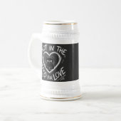 Not In The Mood For Love Grumpy Cat Sarcastic Bierglas (Vorderseite Links)