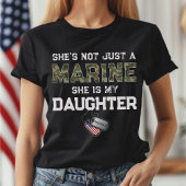 Not Just A Marine My Daughter Military Custom Name T-Shirt