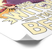 “not Just Any Witch, I’m La Befana” Funny Italian  Poster (Ecke)