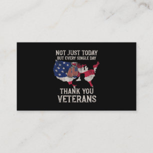 Not Just Today But Every Single Day Thank You Vete Visitenkarte