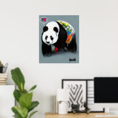 "Not Kung Fu" Panda Art Poster (Heimbüro)