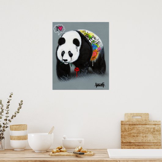 "Not Kung Fu" Panda Art Poster (Küche)