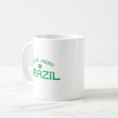 Not leidend Rio de Janeiro Brasilien Kaffeetasse (Vorderseite Links)