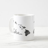 Not leidende Aloha-Insel Kaffeetasse (Vorderseite Links)