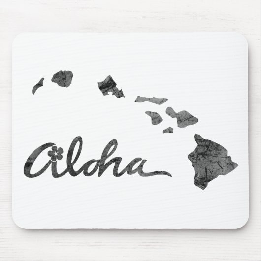 Not leidende Aloha-Insel Mousepad (Vorne)