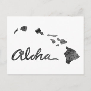 Not leidende Aloha-Insel Postkarte