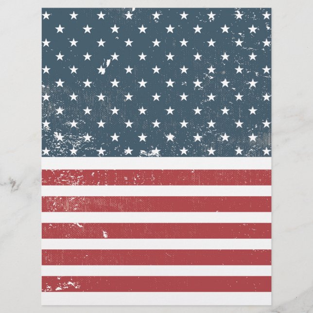 Not leidende amerikanische Flagge (Vorderseite)