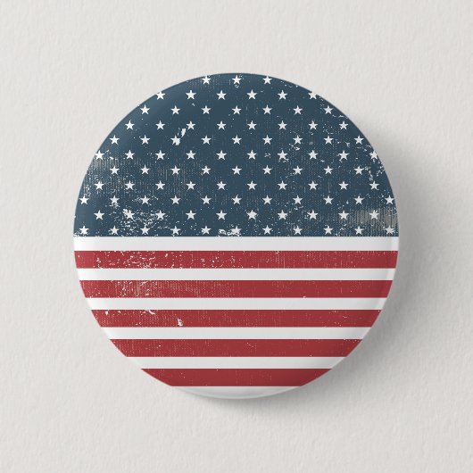 Not leidende amerikanische Flagge Button (Vorderseite)