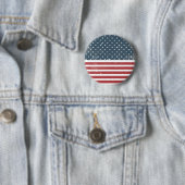 Not leidende amerikanische Flagge Button (Beispiel)