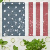 Not leidende amerikanische Flagge Handtuch (Gefaltet)