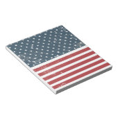 Not leidende amerikanische Flagge Notizblock (angewinkelt)