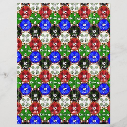 Not leidende Casino-Chips (Vorderseite)