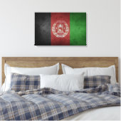 Not leidende Flagge Afghanistans Leinwanddruck (Insitu (Schlafzimmer))