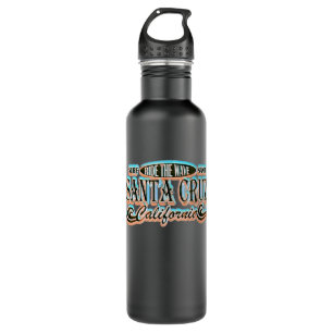 Not leidende Vintage Retro Look Santa Cruz Surfen Edelstahlflasche