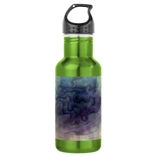 Not leidender Abalone Edelstahlflasche (Vorderseite)