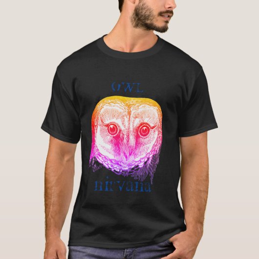 Not leidender Owl Nirvana-T - Shirt (Vorderseite)