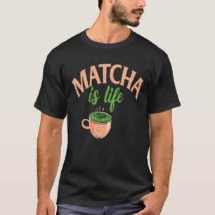 Not leidender Retro Vintag Matcha Tea Drinker T-Shirt