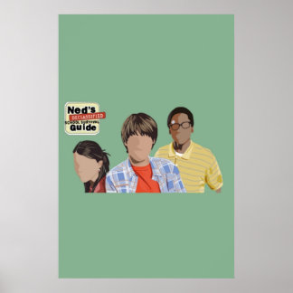 Not leidender Schulüberlebensleitfaden Poster