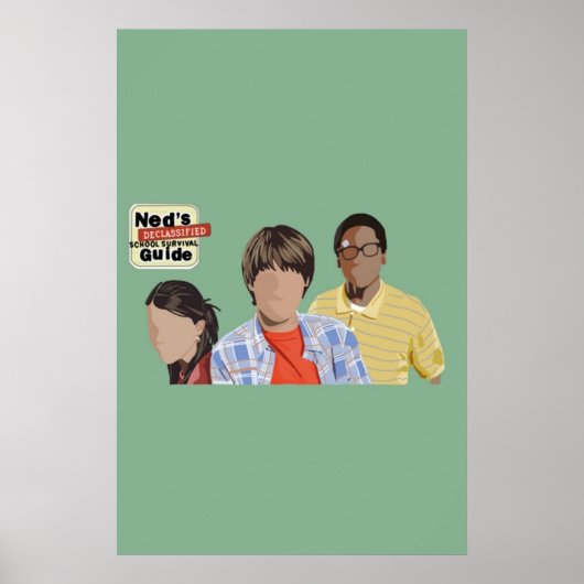 Not leidender Schulüberlebensleitfaden Poster (Vorne)