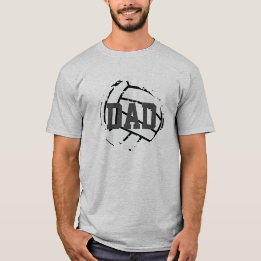 Not leidender Volleyball-Vater T-Shirt (Vorderseite)