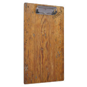 Not leidendes Holz (Personalisierte Zwischenablage Klemmbrett (Rechts)