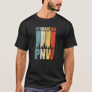 Not leidendes Retro Spokane WA Pacific Northwes PN T-Shirt