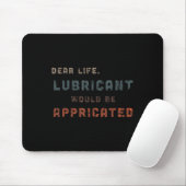 Not leidendes Vintages Lubricant wäre p Mousepad (Mit Mouse)