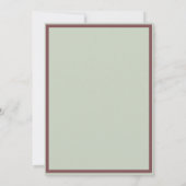 Not leidendes Weihnachtsfest verblasste Ornament-F Karte (Rückseite)