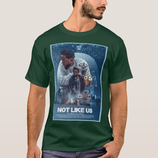 Not Like Us Kendrick Lamar poster T-Shirt (Vorderseite)