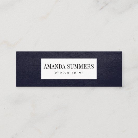 Not Lila Mini Visitenkarte (Vorderseite)