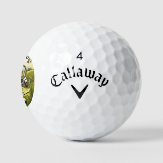 Not Lost I'm Hiding Golf Ball - Funny Personalized (Logo)