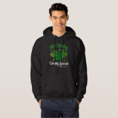Not Lucky Simply Blessed Christian Shamrock St Pat Hoodie (Vorne ganz)