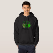 Not Lucky Simply Blessed Christian Shamrock St Pat Hoodie (Vorne ganz)