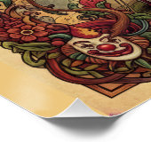 Not My Circus! Carnival Theme Poster Design (Ecke)