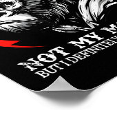 Not My Circus Not My Monkeys But I Know All The Cl Poster (Ecke)