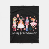 Not My First Nutcracker Ballet Sugar Fairy Plum Fu Fleecedecke (Vorderseite)