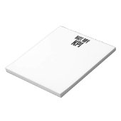 Not My KPI Minimalist Daily Task List Notepad Notizblock (Rotiert)