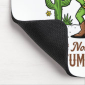 Not Now Partner My Tummy Hurts Funny Cowboy Frog M Mousepad (Ecke)
